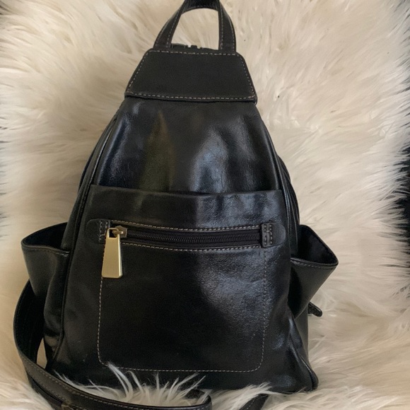 Aurielle Bags Aurielle Black Leather Backpack Poshmark